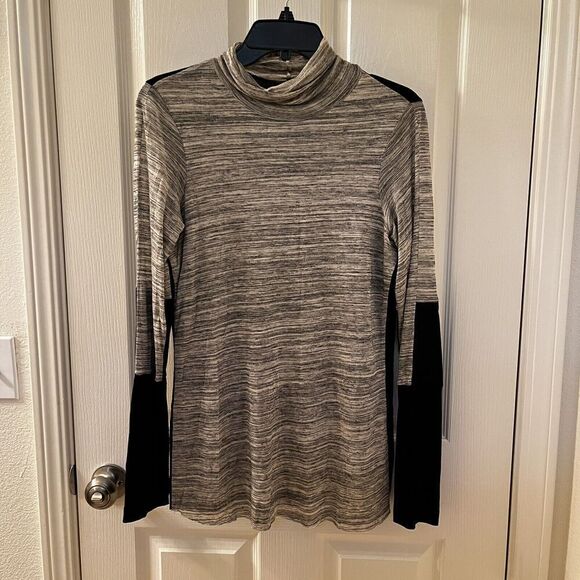 Twelfth Street By Cynthia Vincent Long Sleeve Turtleneck Top Women's Size Large - Picture 1 of 16